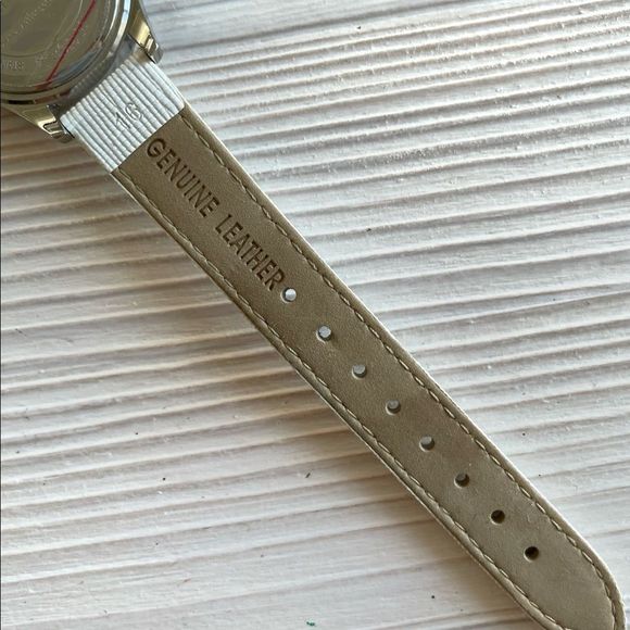 INVICTA Angel Collection Stainless Steel Leather Watch